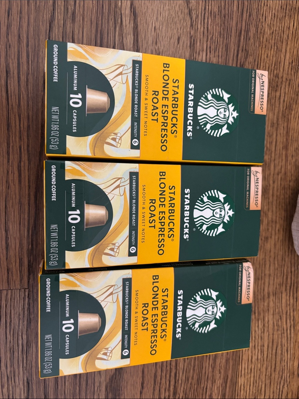 Starbucks Blonde Espresso Roast Nespresso Capsules - Nespresso Original
